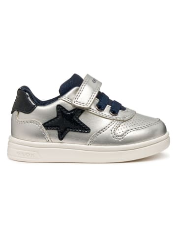 Geox Sneakersy "DJRock" w kolorze srebrnym