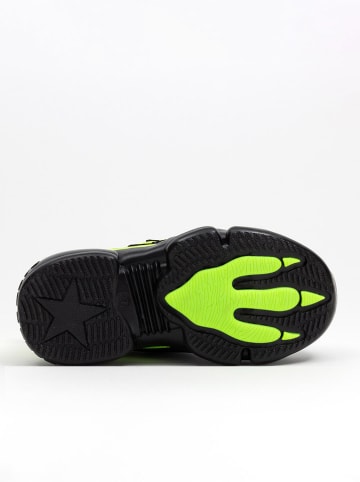 Bull Boys Sneakers "T-Rex" zwart/groen