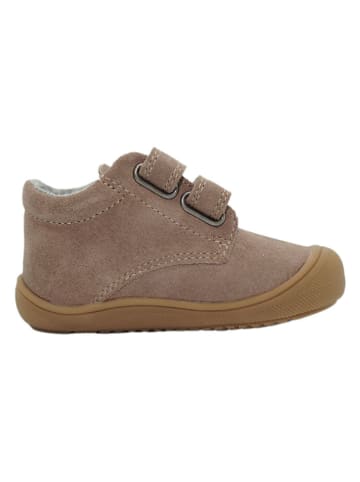 lamino Leren sneakers beige