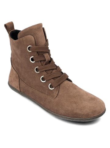 Groundies Leder-Barfußschuhe "Salzburg" in Braun
