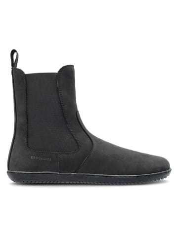 Groundies Leder-Barfußschuhe "Camden" in Anthrazit