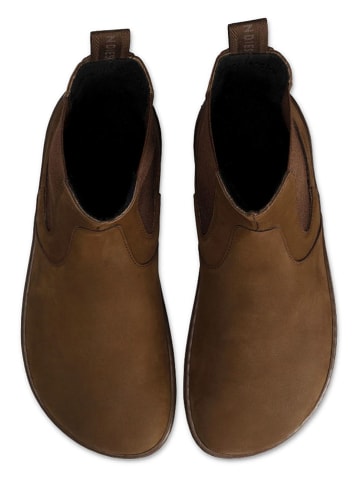 Groundies Leren barefootschoenen "Camden" bruin