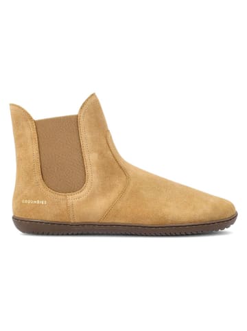 Groundies Leren barefootschoenen "Camden" beige