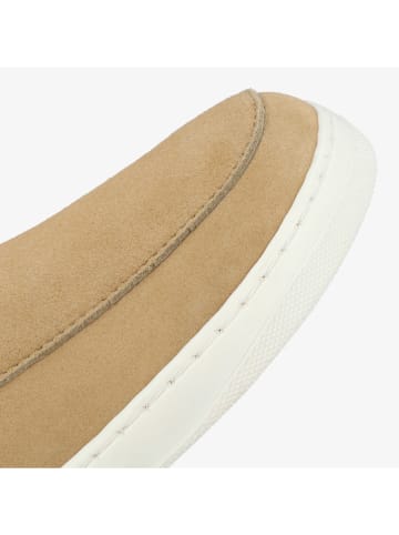 Groundies Leder-Barfußschuhe "Ghent" in Beige