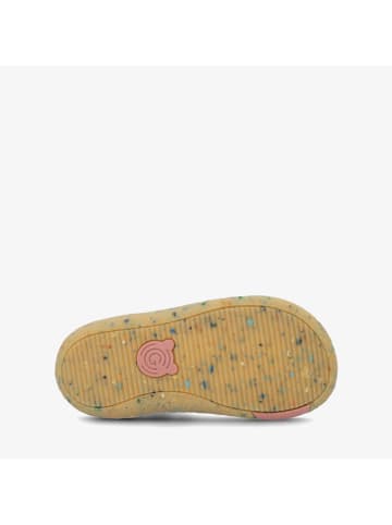 Groundies Leren barefootschoenen "Stella" goudkleurig