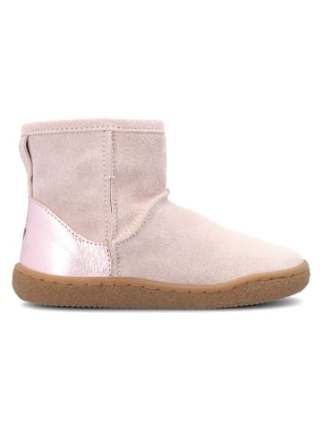 Groundies Leder-Boots "Mini Cozy" in Rosa