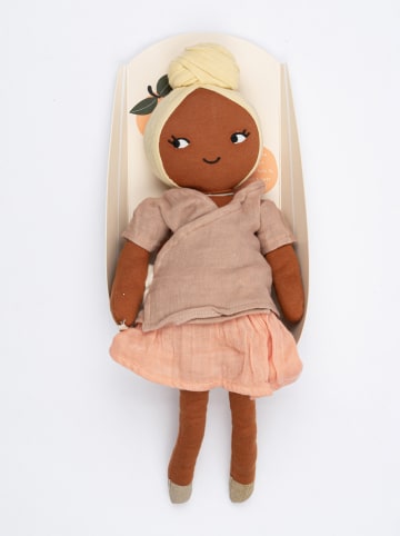 FABELAB Lalka "Simran" w kolorze jasnobrązowo-beżowym - 0+