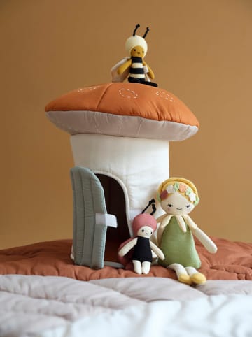 FABELAB Poppenhuis "Mushroom" wit/lichtbruin - vanaf de geboorte