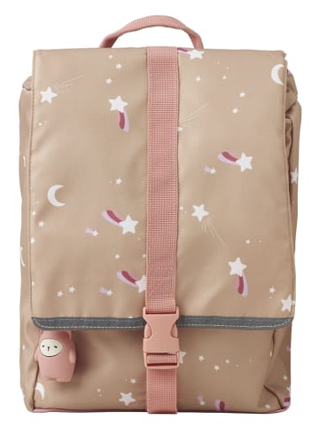 FABELAB Rucksack in Hellbraun - (B)26 x (H)32 x (T)9 cm
