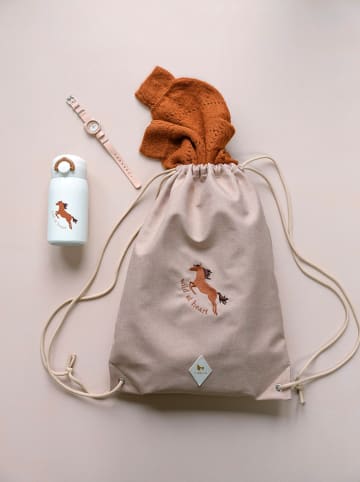 FABELAB Sportbeutel in Beige - (B)32 x (H)42 cm