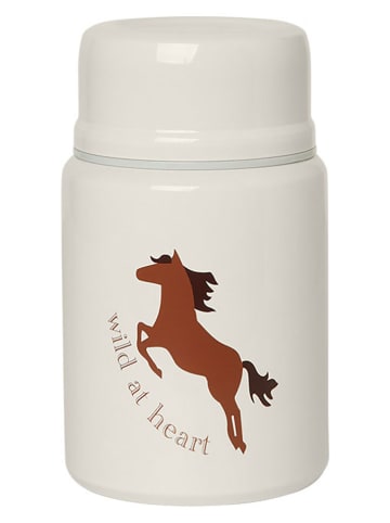 FABELAB Thermo-Behälter "Wild at Heart" in Weiß - 450 ml