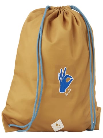 FABELAB Sportbeutel in Senf - (B)32 x (H)42 cm