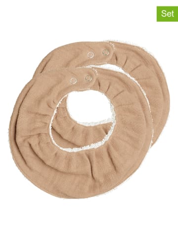 FABELAB 2-delige set: slabbetjes lichtroze - vanaf de geboorte