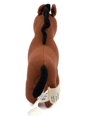 FABELAB Grzechotka "Horse Hildur" w kolorze brązowym - 0+