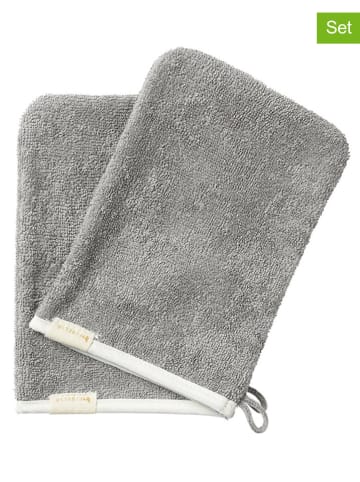 FABELAB 2er-Set: Waschlappen in Grau