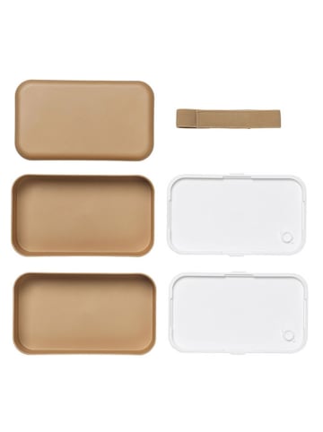 FABELAB Lunchbox lichtbruin - (B)18,7 x (H)10,8 x (D)10,7 cm