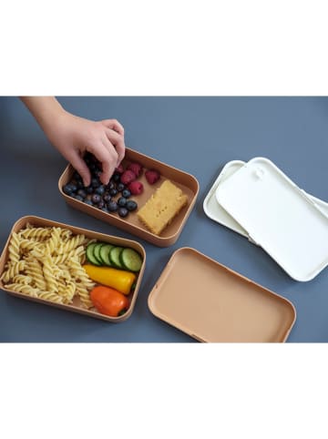 FABELAB Lunchbox in Hellbraun - (B)18,7 x (H)10,8 x (T)10,7 cm