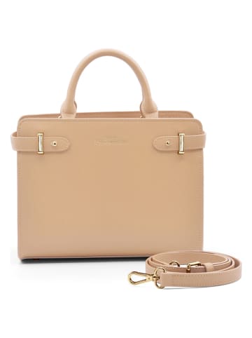 ATELIERS SAINT GERMAIN Leren handtas nude - (B)25 x (H)19 x (D)10 cm
