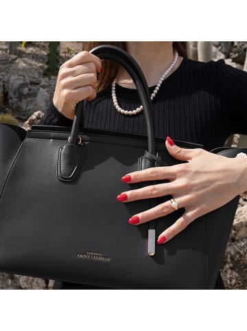 ATELIERS SAINT GERMAIN Leren handtas zwart - (B)35 x (H)24 x (D)19 cm