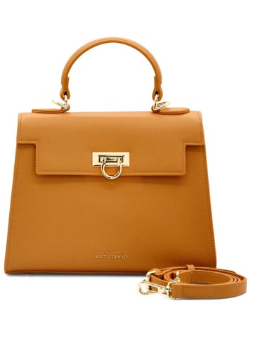 ATELIERS SAINT GERMAIN Leren handtas lichtbruin - (B)26 x (H)20 x (D)11 cm