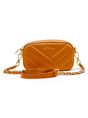 ATELIERS SAINT GERMAIN Leder-Umhängetasche in Hellbraun - (B)19 x (H)11 x (T)4 cm