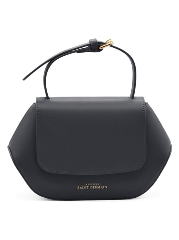 ATELIERS SAINT GERMAIN Leren schoudertas zwart - (B)26 x (H)17 x (D)7 cm