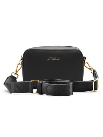 ATELIERS SAINT GERMAIN Leren schoudertas zwart - (B)21 x (H)14 x (D)6 cm