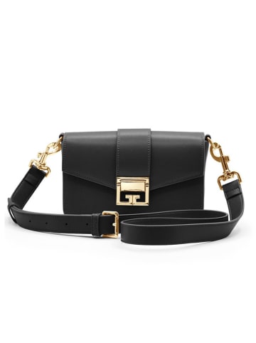 ATELIERS SAINT GERMAIN Leren schoudertas zwart - (B)20 x (H)13 x (D)5 cm