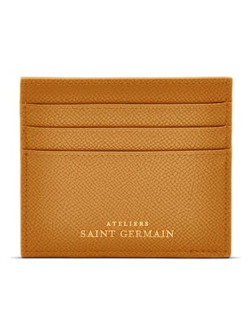 ATELIERS SAINT GERMAIN Leren pasetui camel - (B)10 x (H)9 x (T)0,3 cm