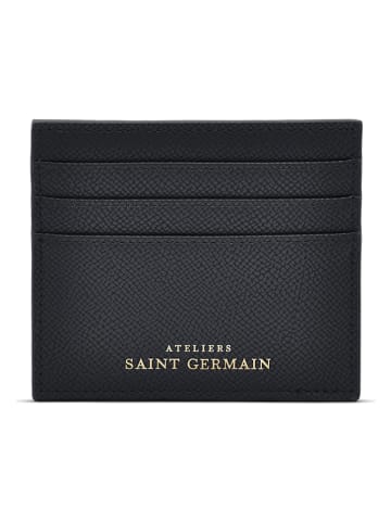 ATELIERS SAINT GERMAIN Leren pasetui zwart - (B)10 x (H)9 x (D)0,3 cm