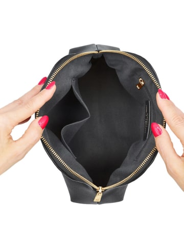 ATELIERS SAINT GERMAIN Leren cosmeticatas zwart - (B)24 x (H)17 x (D)8 cm