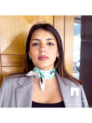 ATELIERS SAINT GERMAIN Chusta w kolorze zielonym - 96 x 5,7 cm