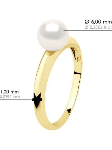 ATELIERS SAINT GERMAIN Gouden ring met zoetwaterkweekparel