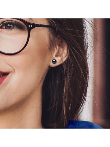 ATELIERS SAINT GERMAIN Złote kolczyki-wkrętki z perłami