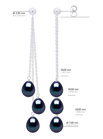 ATELIERS SAINT GERMAIN Złote kolczyki-wkrętki z perłami