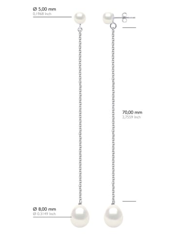 ATELIERS SAINT GERMAIN Złote kolczyki-wkrętki z perłami