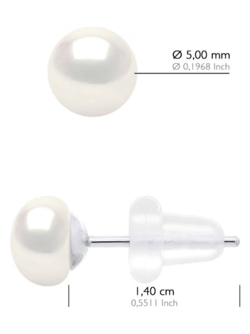 ATELIERS SAINT GERMAIN Złote kolczyki-wkrętki z perłami