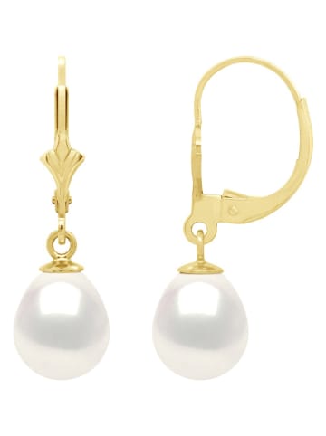 ATELIERS SAINT GERMAIN Gouden oorringen met zoetwaterkweekparels