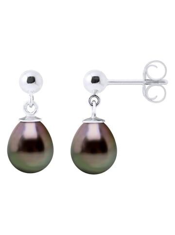 ATELIERS SAINT GERMAIN Weißgold-Ohrstecker mit Tahitizuchtperlen