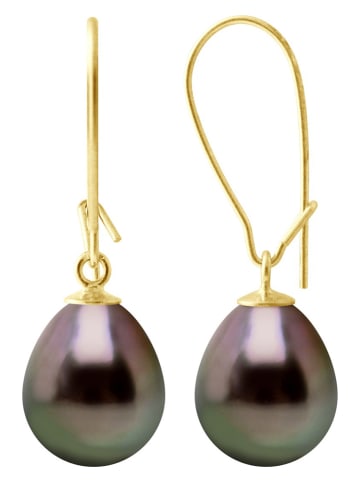 ATELIERS SAINT GERMAIN Złote kolczyki z perłami Tahiti