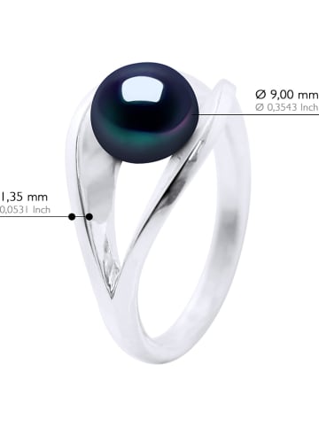 ATELIERS SAINT GERMAIN Zilveren ring met zoetwaterkweekparel