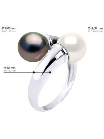 ATELIERS SAINT GERMAIN Srebrny pierścionek z perłami