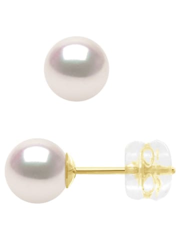 ATELIERS SAINT GERMAIN Gouden oorstekers met Akoyaparels