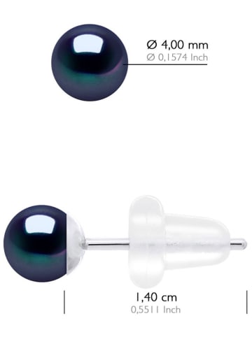 ATELIERS SAINT GERMAIN Witgouden oorstekers met zoetwaterkweekparels