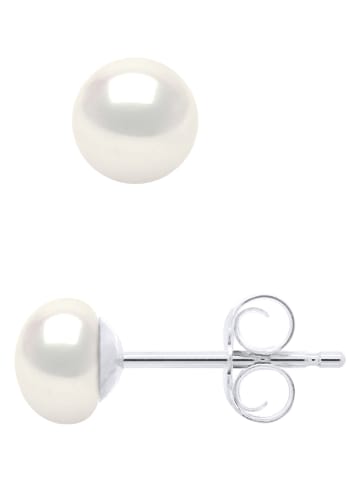 ATELIERS SAINT GERMAIN Srebrne kolczyki-wkrętki z perłami