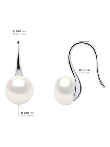 ATELIERS SAINT GERMAIN Srebrne kolczyki z perłami