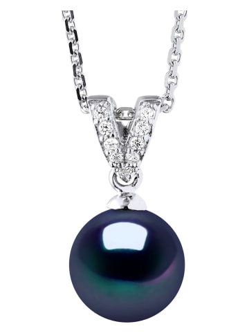 ATELIERS SAINT GERMAIN Srebrny naszyjnik z perłą - dł. 42 cm