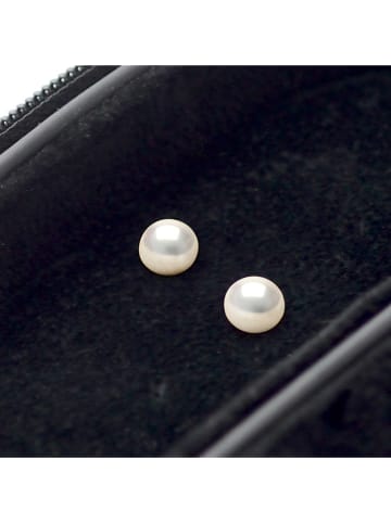 ATELIERS SAINT GERMAIN Skórzana szkatułka w kolorze czarnym - 9,6 x 6 x 9,5 cm