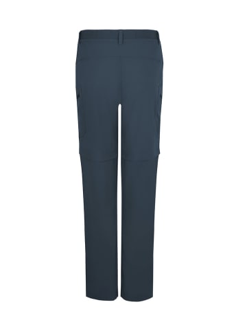 Westfjord Spodnie trekkingowe Zip-Off "Eldfjall" w kolorze granatowym