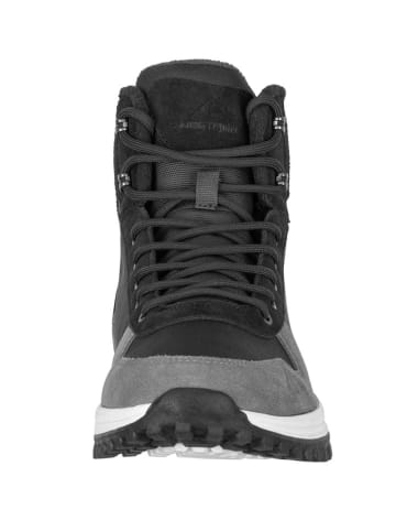 Westfjord Leder-Winterboots "Eldfjall" in Grau/ Schwarz